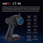 Hotrc CT-4A CT-6A 4CH 2.4GHz Radio System Remote Controller for RC Car Boat